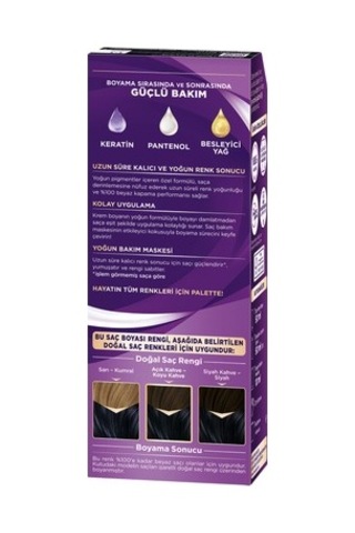 115 Ml Gece Mavisi Saç Boyası, Pentanol Ve Besleyici Yağlarla