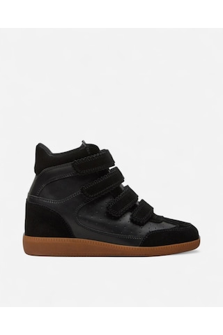 Steve Madden Mustang Black Sued Kadın Siyah Sneakers Mustang