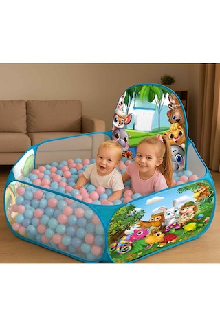 Katlanabilir Top Havuzu 100 Adet Havuz Top Potalı Oyun Parkı Kolay Kurulum ,taşınabilir Tasarım