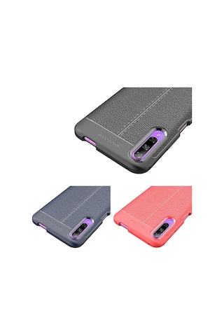 Huawei P Smart Pro 2019 Kılıf Deri Tarzı Niss Silikon Case