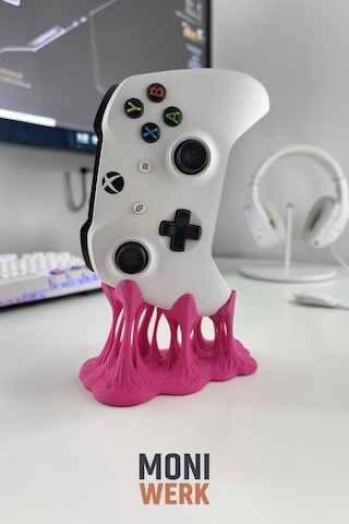 Xbox Uyumlu Bubble Gum Tasarımlı Pembe Oyun Kolu Standı