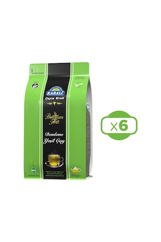 Karali Premium Demleme Yeşil Çay 6 x 200 G