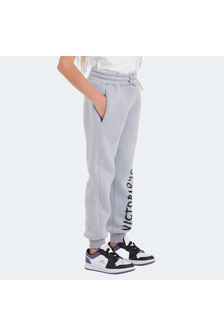 Slazenger LANEY Çocuk Cepli Taş Gri Eşofman Altı