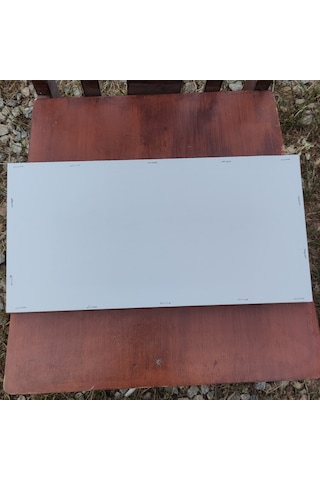 20x15cm Ham Ahşap Çerçeveli Pano Camsız - Arkalık Sabit