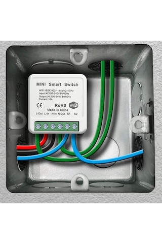 TUYA DESTEKLİ AKILLI ZİGBE 3.0 TEKLİ IŞIK ANAHTAR 16 AMPER