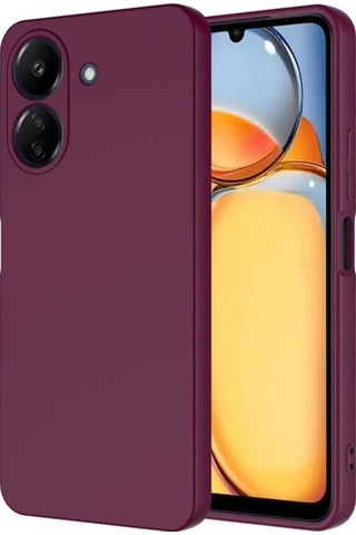 Xiaomi Redmi 13c Kılıf Zore Mara Lansman Kapak Koyu Mor