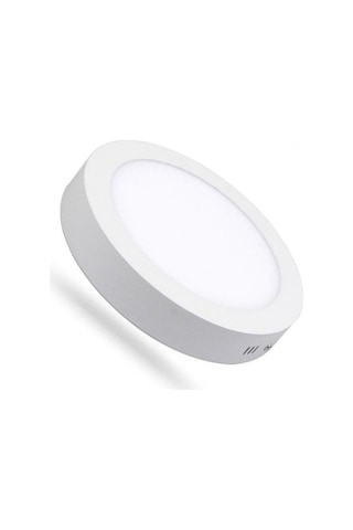 18 Watt Sıva Üstü Yuvarlak Led Panel - Beyaz Işık
