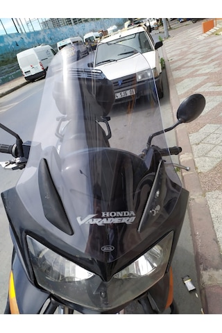 Honda Varadero Uzun Ön Cam 56Cm Açık Füme 4Mm Zeus