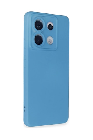 Newface - 400 - Xiaomi Redmi Note 13 Pro 5g Kılıf Nano İçi Kadife Silikon - Ece-umay - - Mavi
