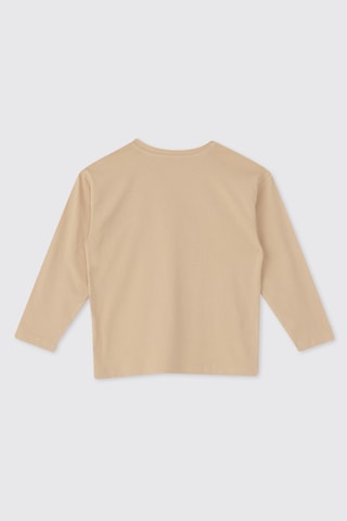 Panço Erkek Çocuk Bej Tişört Krem 2611BK05007