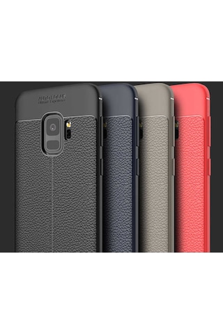 Samsung Galaxy Uyumlu S9 Kilif Deri Tarzi Niss Silikon Case 389468334