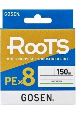 Gosen X8 Roots Pe 1.2 0,187mm 8 Kat İp Misina 150mt A.yeşil - Standart