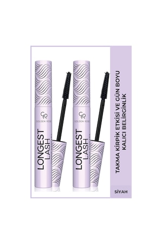 Longest Lash Tubing Mascara - Ekstra Uzunluk Ve Takma Kirpik Etkili Siyah Maskara X2 Adet Diğer