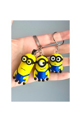 Minionlar 3d Anahtarlık Seti Mavi - Sarı