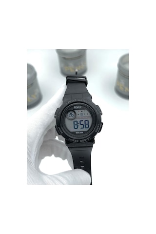 Penly Su Geçirmez Dijital Çocuk Kol Saati 8212 Model Siyah +4 Renk Kronometre-alarmlı 5atm