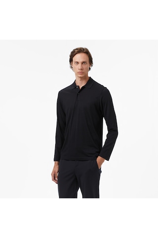 Nautica Erkek Siyah Classic Fit Polo Yaka T-shirt Düz K57019t Siyah