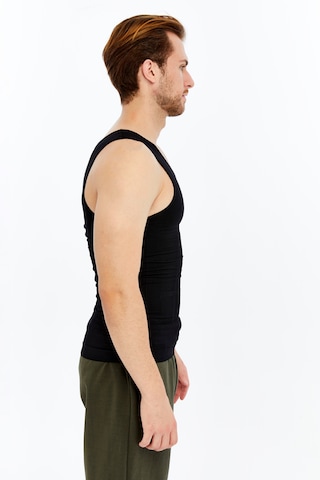 Fitform Giyim Fitform Premium Erkek Atlet Korse Atlet Bel Göğüs Göbek Jinekomasti Toparlayıcı Dik Duruş Siyah