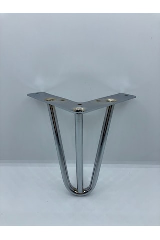 Metal, 15 12 12cm Krom Koltuk,dolap,baza, Mobilya Ayağı 4 Adet