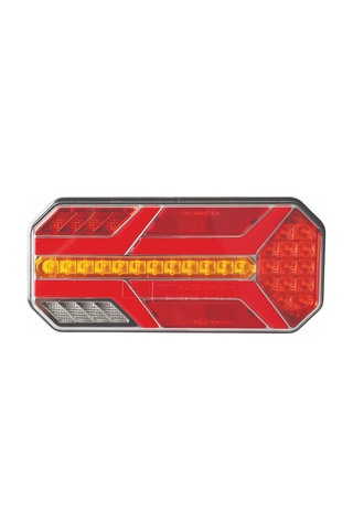 Led 7 Fonksiyonlu Arka Stop Lambası Amber-kırmızı-beyaz 10-30v E9 Belgeli Sağ - Wolfram 40253