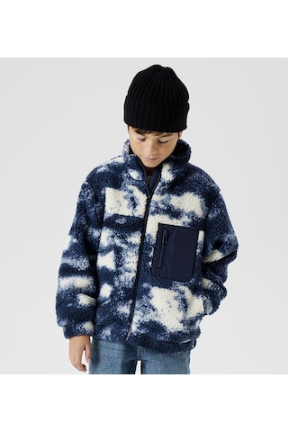 Name It Nkmmilou Teddy Unisex Çocuk Ceket 13243961 Lacivert