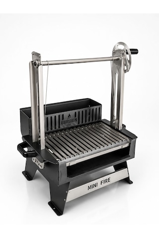 Gordion Fire Mini Fire Asado Usulü Ayarlanabilir Izgara Paslanmaz