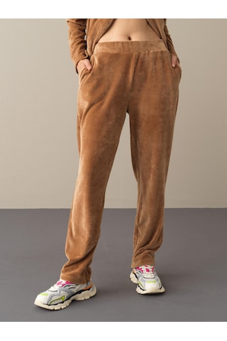 Xint Camel Regular Fit Sweat Kadife Pantolon 470364