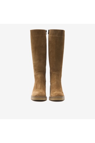 Sand Beige Çizme Kadın 26k12068xs Vergelio Suede Bej