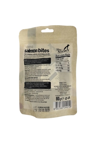 Dog Salmon Bites 12x80gr. Somonlu, Köpek Ödül Maması