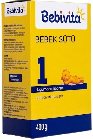 Bebivita 1 Bebek Sütü 400 G 9 Adet