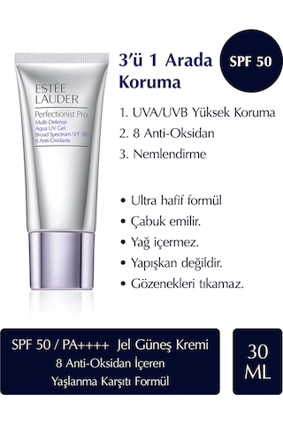 Estee Lauder Perfectionist Pro SPF50/PA++++ 8 -Oksidan İçeren  Karştı 30 ML