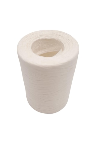 Angel Çanta Aksesuar 100 Gr İthal Bambu Natural Soft Rafya Beyaz Renk No:d01