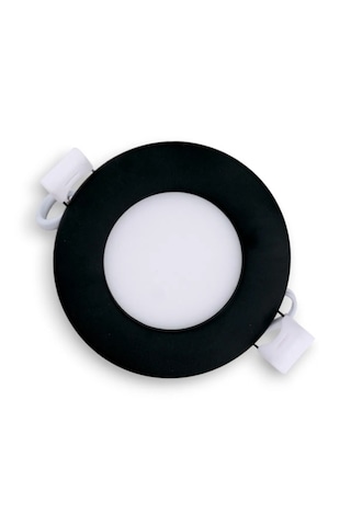 Eco Sıva Altı Siyah Spot Panel Led 3 Watt Gün Işığı 4000 K Siyah