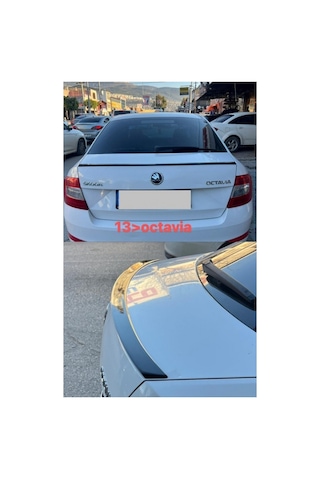 Octavia 2013- Model Boyalı Plastik Spoiler