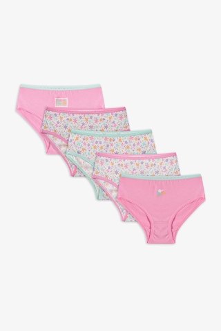 Penti Pembe Kız Çocuk Popflower Pamuklu 5'li Slip Külot