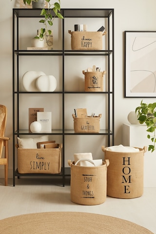 Ocean Home Textile 6'lı Jüt Sepet Set