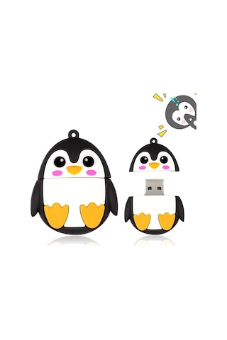 Sones Microdrive 64gb Usb 2.0 Yaratıcı Sevimli Penguen U Disk