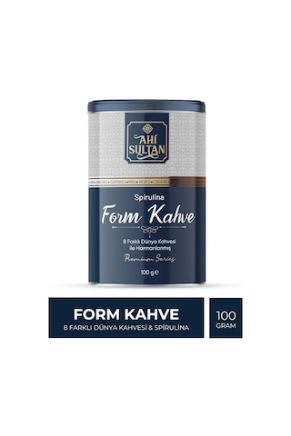 Ahi Sultan 8 Farklı Kahve ve Spirulina İçerikli  Form Kahvesi 100 G
