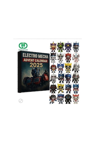 2025 New Transformers Advent Holiday Countdown Blind Box Christmas Tree Decoration Acrylic Pendant -cn