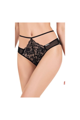 X Lady Siyah Dantelli Kadın Külot 1649 001