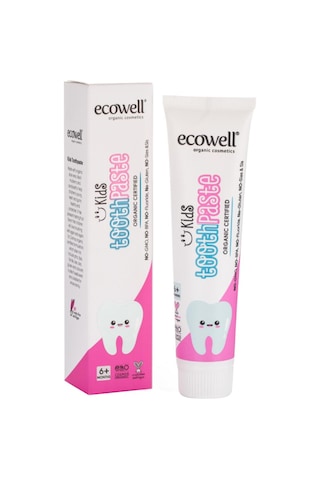 Ecowell Organik Çocuk Diş Macunu 6+ 75 G Ecowell Organik Çocuk Diş Macunu 6+ 75 G