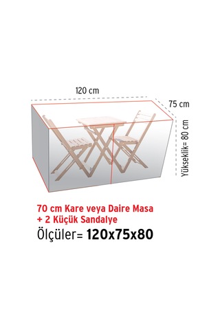 Homaks Mobilya Koruma Örtüsü 120X75 H 80