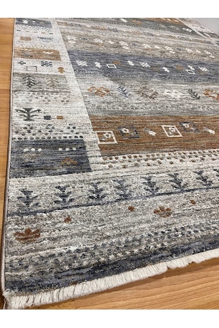 Merinos Halı Valeria Serisi 91010-110 Vintage Etnik Desenli Salon Oturma Odası Halısı Çok Renkli