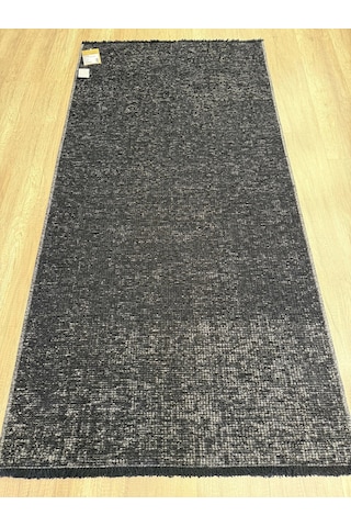 Hoom Rugs Vintage Vtg 105 Antrasit Dekoratif Yıkanabilir Kilim Antrasit