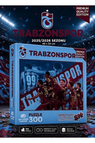 Mythos 300 Parça Puzzle Trabzonspor 2025/2026 Sezonu 48 X 34 Cm Resmi Lisanslı