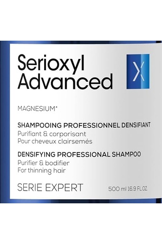 Professionnel Paris Serie Expert Serioxyl Advanced Incelmiş Saç Telleri Için Yoğunluk Kazandıran Şampuan 500ml