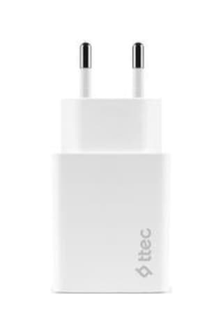Ttec SmartCharger Duo PD 32W Seyahat Hızlı Şarj Aleti USB-C + USB-A Beyaz 2SCS24B