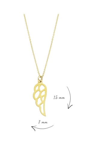 Melek Kanadı Altın Kolye Ucu As1428Gkl Altınsepeti