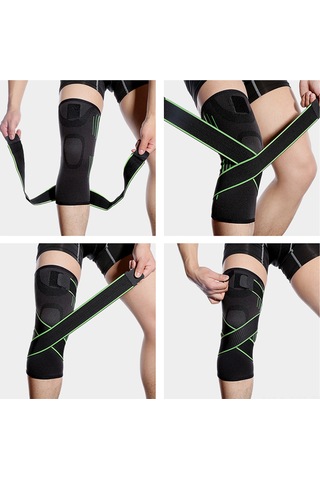 Vkemall Spor Knee Pad Oranj M: Yüksek Elastik, Basınçlı Koruma - Dağcılık, Koşu, Basketbol, Bisiklet İçin Anti-kayma Silikonlu Çok Renkli