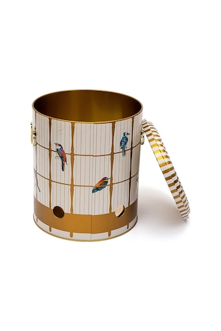 Bird Cage Desenli Metal Patateslik, 22.5 X 24 Cm, 9 Lt