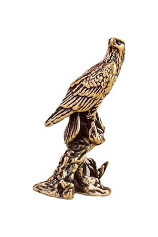 Trendooze Pirinç Kartal Heykeli, Bahçe Kuşu İçin Yard Çim Süs